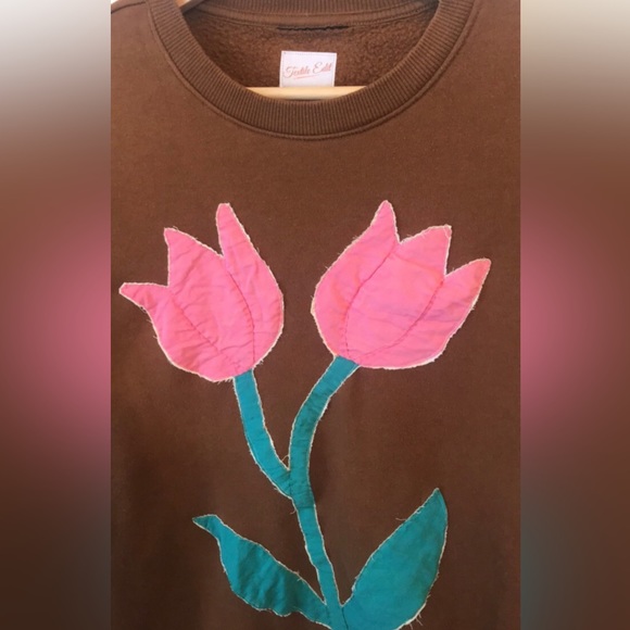 Handmade Patchwork Tulip Sweater - Picture 2 of 3